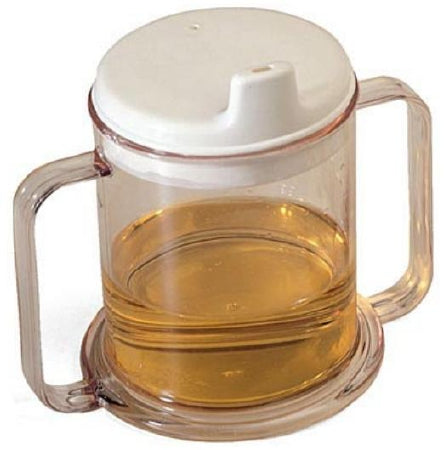 Patterson Medical Supply Replacement Lid Spouted Lid, White Plastic - 1257