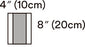 3M Steri-Drape - Surgical Drape Incise Drape 3-7/8 W X 7-7/8 L Inch Sterile - 1035