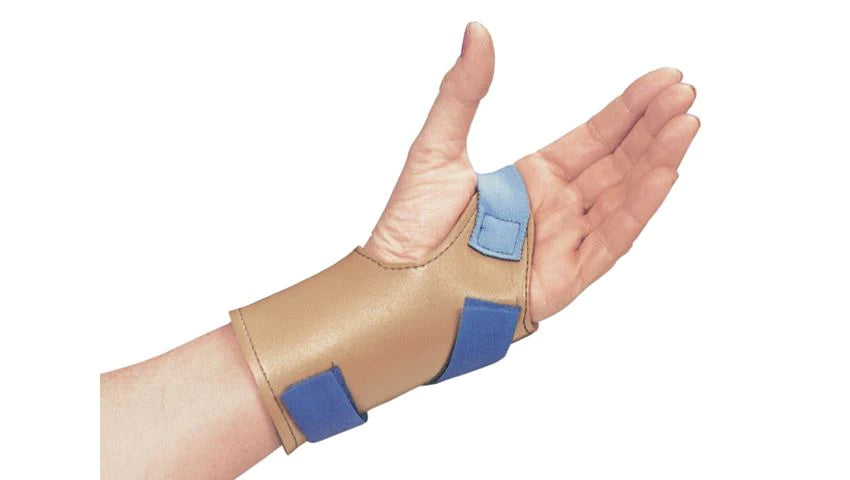 Freedom Wrist-Trainer Gauntlet - Wrist Support AliSoft Material / Nylon Right Hand Blue / Tan Small - 5720/NA/RS