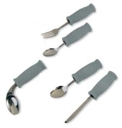 Patterson Medical Supply Deluxe Teaspoon Built-up Handle Black Stainless Steel - 102002