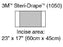 3M Steri-Drape - Surgical Drape Large Incise Drape 17 W X 23 L Inch Sterile - 1050