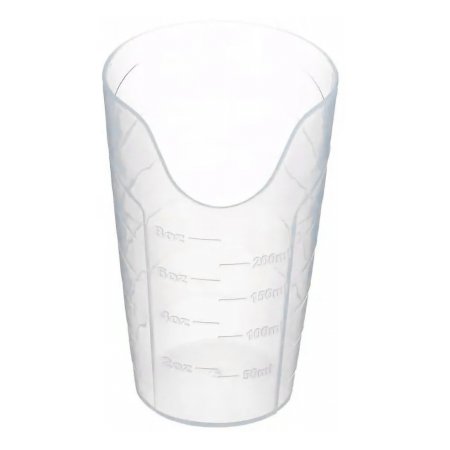 Nosey Cup - Graduated ADL Dysphagia Cup 4 oz. Translucent Plastic Reusable - 1149