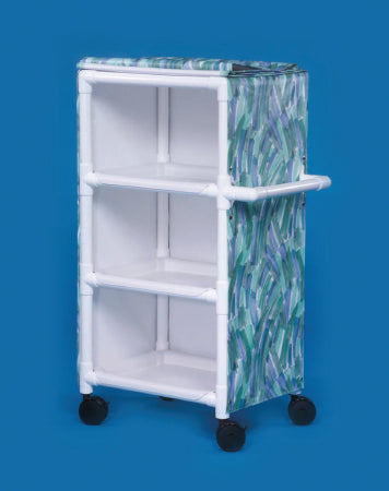 IPU Utility Cart PVC 31 X 37 X 20 Inch 3 Shelves - MPC375