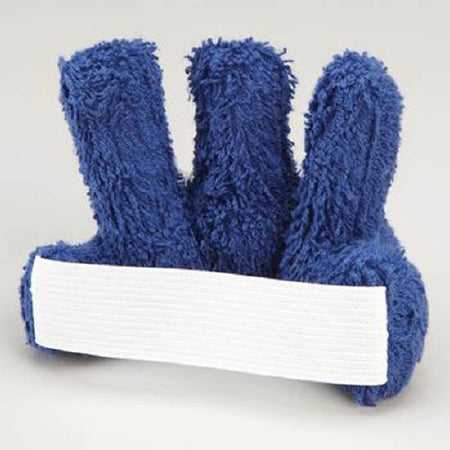 Patterson Medical Supply Rolyan Finger Cushion Polyester / Cotton Terry Cloth Blue Regular - 1494