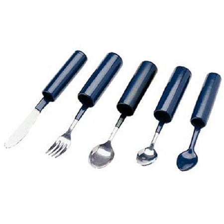 Patterson Medical Supply - Knife Built Up Handle Blue Stainless Steel - 1623