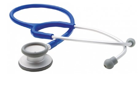 American Diagnostic Corp Adscope-Lite 609 Ultra-lite Clinician Stethoscope Royal Blue 1-Tube 22 Inch Tube Double Sided Chestpiece - 609RB