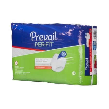 First Quality Prevail Per-Fit Adult Absorbent Underwear Pull On Medium Disposable Moderate Absorbency - PF-512