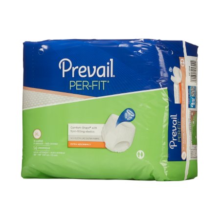 First Quality Prevail Per-Fit Adult Absorbent Underwear Pull On X-Large Disposable Moderate Absorbency - PF-514