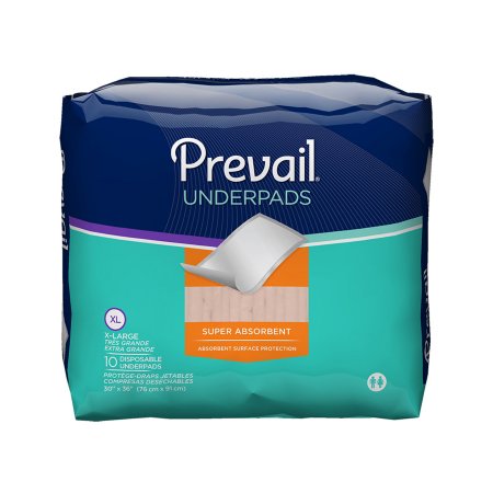 First Quality Prevail Premium Underpad 30 X 36 Inch Disposable Polymer Heavy Absorbency - PV-410
