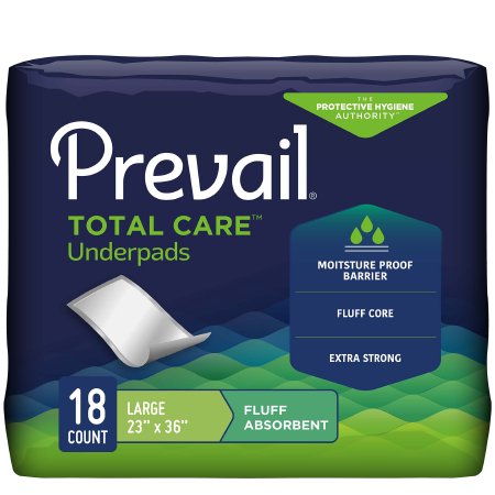 Prevail - Underpad 23 X 36 Inch Disposable Fluff Light Absorbency - PV-418