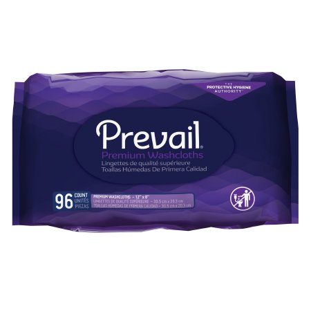 First Quality Personal Wipe Prevail Tub Refill Aloe / Vitamin E / Chamomile Fresh Scent 96 Count - WW-902