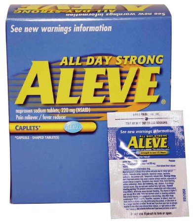 Bayer Aleve Pain Relief 220 mg Strength Naproxen Sodium Caplet 150 per Bottle - 25866000003