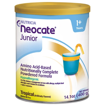 Nutricia North America Neocate Junior Pediatric Oral Supplement / Tube Feeding Formula Tropical Flavor 14.1 oz. Can Powder - 12124-USA