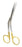 Miltex - Dorsal Scissors Fomon 5-1/2 Inch Length OR Grade German Stainless Steel / Tungsten Carbide NonSterile Finger Ring Handle Angled Blade Blunt Tip / Blunt Tip - 21-604TC