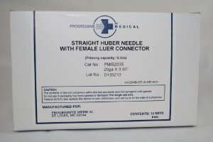 Progressive Medical - Huber Needle 20 Gauge 3-1/2 Inch - PMIS2035