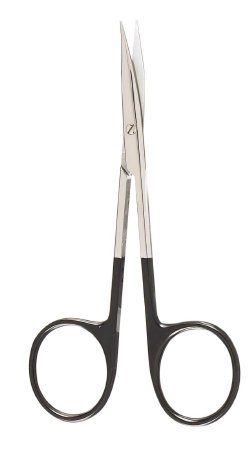 Miltex SuperCut - Tenotomy Scissors Stevens 4-1/2 Inch Length OR Grade German Stainless Steel NonSterile Finger Ring Handle Curved Blade Sharp Tip / Sharp Tip - 18-SC-1474