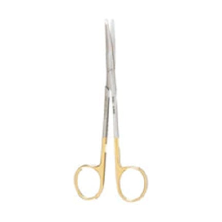 Miltex - Facelift Scissors Kaye 7 Inch Length OR Grade German Stainless Steel / Tungsten Carbide NonSterile Finger Ring Handle Curved Blade Blunt Tip / Blunt Tip - Integra Lifesciences - 21-742TC