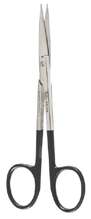 Miltex Miltex SuperCut Plastic Surgery Scissors 4-3/4 Inch Length OR Grade Stainless Steel (German) NonSterile Finger Ring Handle Straight Blade Sharp/Sharp - 5-SC-270