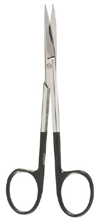 Miltex Miltex SuperCut Plastic Surgery Scissors 4-3/4 Inch Length OR Grade Stainless Steel (German) NonSterile Finger Ring Handle Curved Blade Sharp/Sharp - 5-SC-276