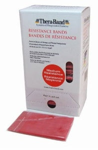 Performance Health Thera-Band Dispensing System Exercise Resistance Band Red 5 Foot Length Medium Resistance - 20530