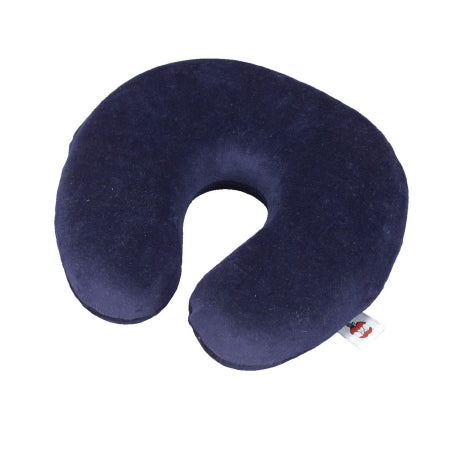 Patterson Medical Supply Travel Core Crescent Neck Pillow 10-1/2 X 11-1/2 X 2-3/4 Inch Blue Reusable - 559813