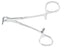 Miltex Miltex Splinter Forceps Williams 5-1/2 Inch OR Grade Stainless Steel (German) NonSterile Ratchet Lock Finger Ring Handle Angled 90° Pointed Tips - 6-342