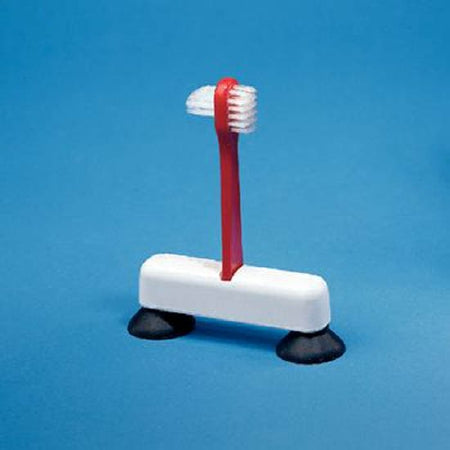 Patterson Medical Supply Denture Brush 2 Sided Bristle Red - 6338