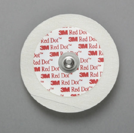 3M Red Dot - ECG Snap Electrode Monitoring Non-Radiolucent Tape Backing 50 per Pack - 2248-50