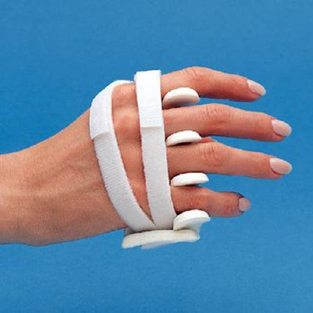 LMB Soft Core Wire-Foam - Ulnar Deviation Splint Foam / Wire Right Hand White Size C - 77990201