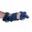 Rolyan HANZ Antimicrobial - Contracture Wrist / Hand / Finger Orthosis Fabric Left Hand Blue Large - 79060402