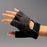 Patterson Medical Supply Biosoft Palm Guard Impact Glove Half Finger X-Large Black Hand Specific Pair - 833004