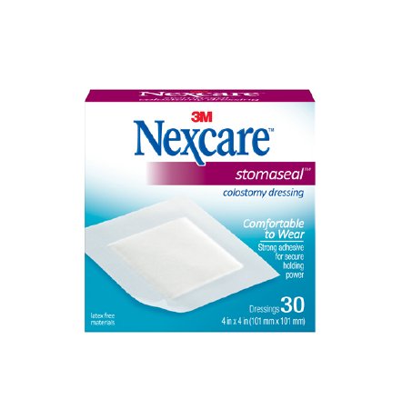 3M Nexcare Stomaseal Colostomy Dressing 4 X 4 Inch Durapore Pad - 1507