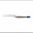 Symmetry Surgical Olsen Bipolar Forceps Kit 7-1/8 Inch Length NonLocking Bayonet Handle Straight Smooth 1.5 mm Tips - 20-1370K