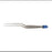 Olsen - Bipolar Forceps Kit 7-1/8 Inch Length NonLocking Bayonet Handle Straight Smooth 1.5 mm Tips - 20-1370K