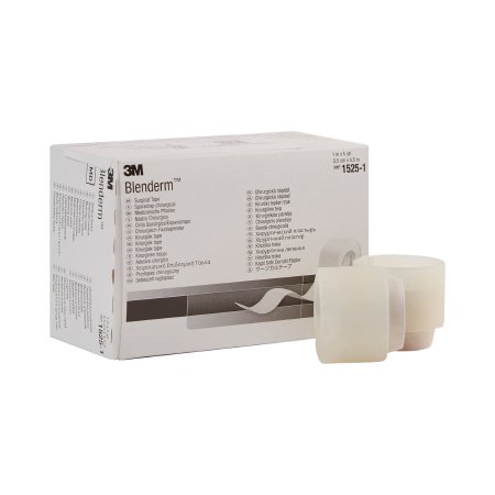 3M Blenderm - Medical Tape Waterproof Plastic 1 Inch X 5 Yard Transparent NonSterile - 1525-1