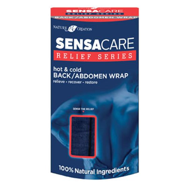 Nature Creation Wrap Hot/Cold Sensacare Relief Back/Abdominal Universal Cotton Blue 6/Ca - 10180