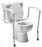Graham-Field Versaframe Toilet Safety Rail White Aluminum - 6460R