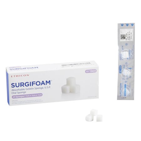 Surgifoam - Hemostatic Sponge 1 X 1 X 1 X 1 cm Sterile - 1969