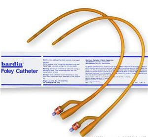 Bard Bardia Foley Catheter 2-Way 30 cc Balloon 12 Fr. Silicone Coated Latex - 123612A
