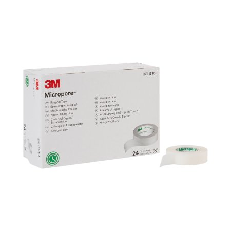 3M Micropore - Medical Tape Easy Tear Paper 1/2 Inch X 10 Yard White NonSterile - 1530-0