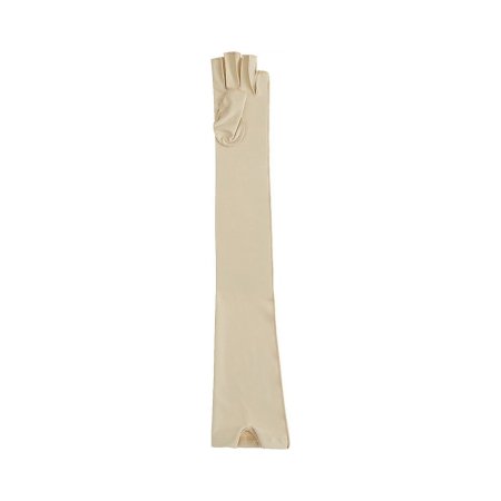 Rolyan - Compression Gloves Full Finger Large Shoulder Length Right Hand Lycra / Spandex - 929330