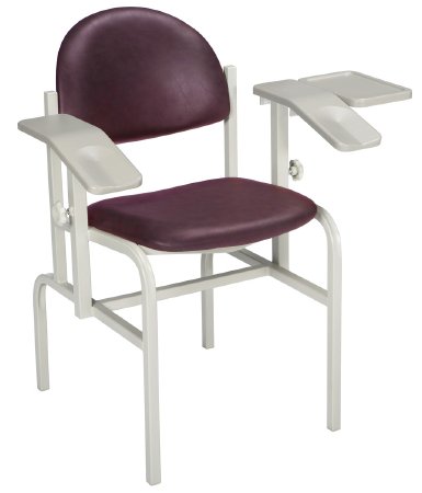 Brewer 1500 - Blood Drawing Chair Double Adjustable Armrests Clamshell - 1500-21