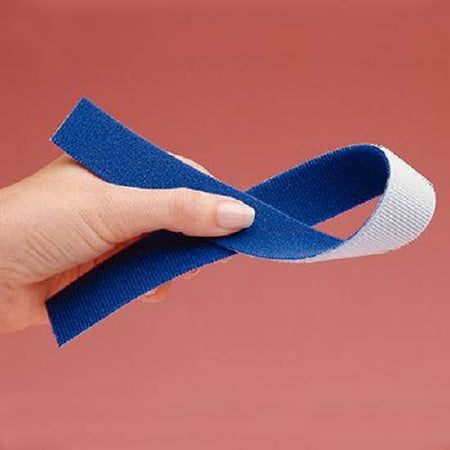 Patterson Medical Supply Back-to-Back Non-Adhesive Hook and Loop Strapping 2 Inch X 10 Yard White / Blue - A28691