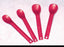 Maroon Spoon by Equipment Shop - Spoon Long Handle / Shallow Bowl Maroon Plastic - 80178