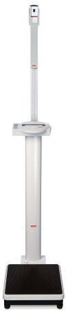 Seca Seca 769 Plaform Scale w Height Rod Digital Display 450 lbs. White AC Adapter / Battery Operated - 7691321998