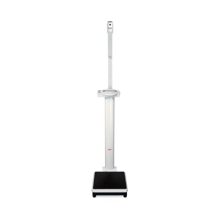 seca 769 - Column Scale with Height Rod Digital Display 450 lbs. Capacity White AC Adapter / Battery Operated - 7691321998