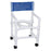 Patterson Medical Supply Echo Commode / Shower Chair With Arms PVC Frame - 555369