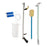 SammonsPreston Hip Kit 8 - ADL Hip / Knee Equipment Kit Reacher - 26 Inch Length / Dressing Stick - 24 Inch Length - 555464