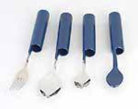 Patterson Medical Supply Fork Bendable Black Stainless Steel - 557104