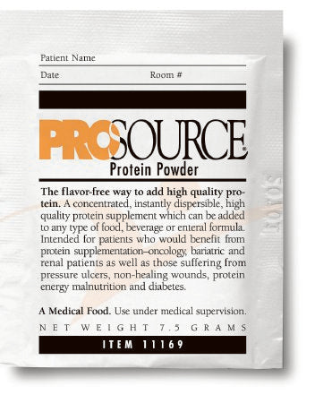 Medtrition/National Nutrition ProSource Protein Supplement Unflavored 7.5 Gram Individual Packet Powder - 11169